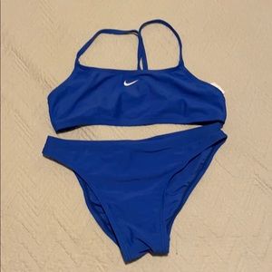 Nike royal blue two piece bikini